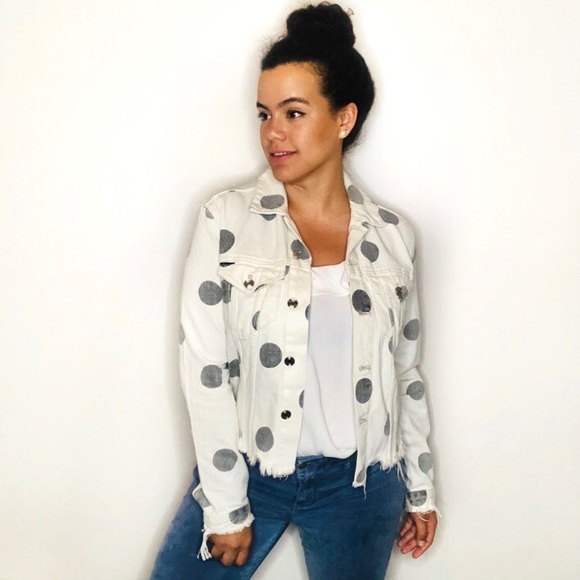 ZARA Dots White Jacket - Picture 2 of 8